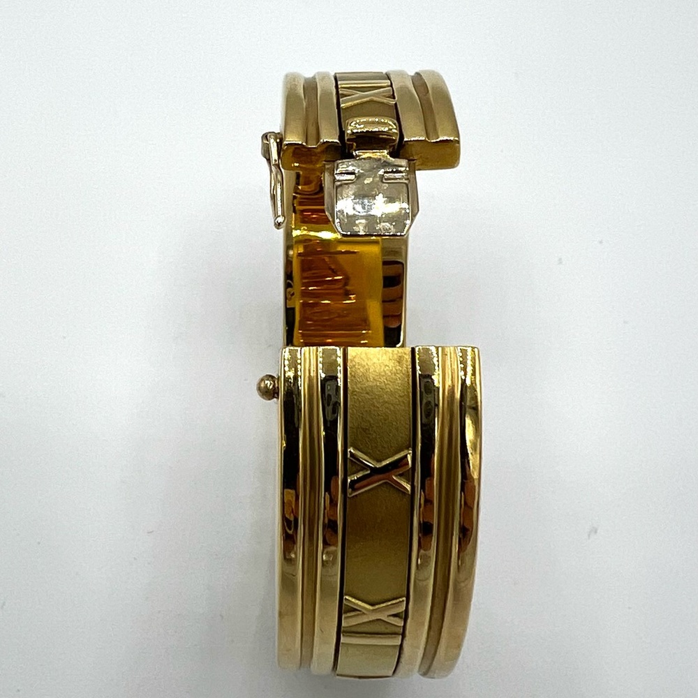 RARE Tiffany & Co. 18K Yellow Gold Thick Atlas Bangle Cuff Bracelet - Picture 6 of 11